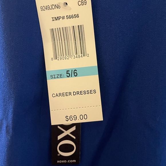 Royal Blue Midi Dress - Picture 3 of 3